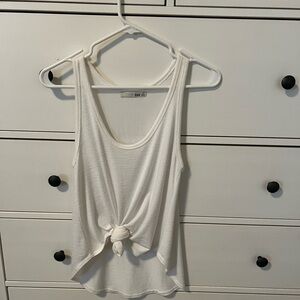White Aritzia tank top, size XS